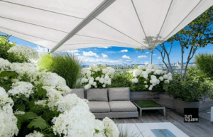 Sonnensegel aufrollbar nach Maß_Produkt SunSquare Fold & Roll