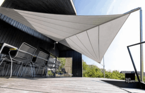 Sonnensegel aufrollbar nach Maß_Produkt SunSquare Kompensator